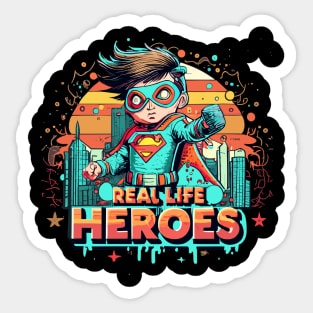 Real-Life Heroes Sticker